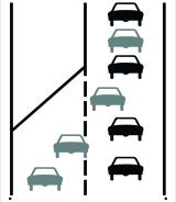 Wird auf der Autobahn eine Spur abgebaut, gilt neu das Reissverschlussprinzip