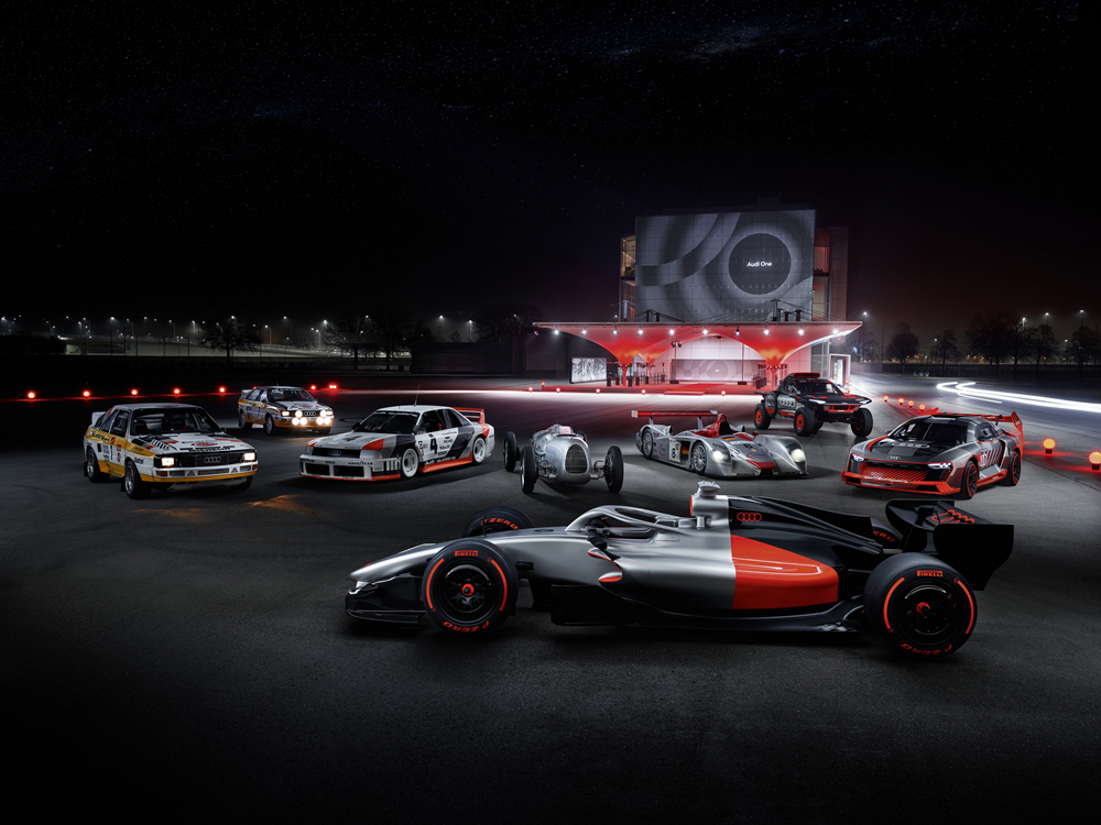 Audi ha una storia di grande successo in quasi tutte le serie motoristiche. Ora la sfida più grande di tutte è la Formula 1, la classe regina.