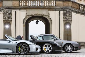 Porsche 918 Spyder, Carrera GT e 959