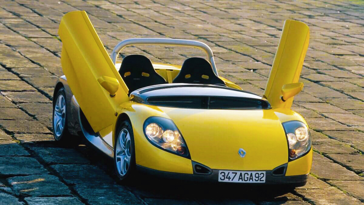 Renault Sport Spider: keine Windschutzscheibe, dafür Flügeltüren
