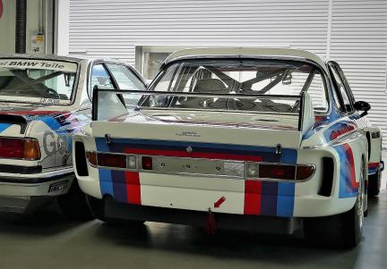 Imposanter CSL Heckflügel, der auch das Serienmodell «zierte»