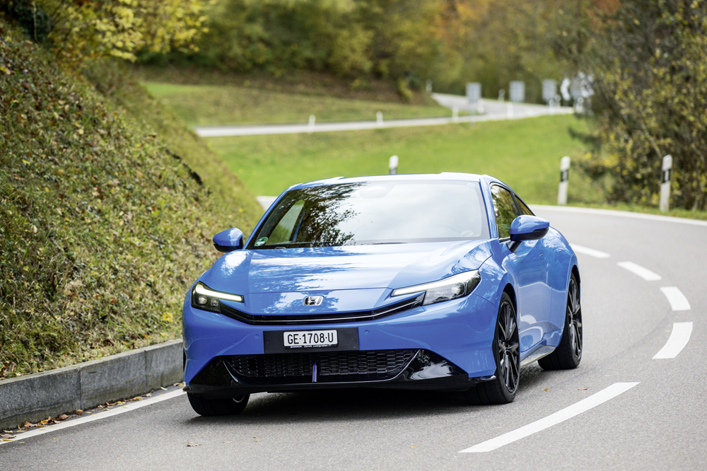 Das freundlich lächelnde Gesicht des neuen Honda Prelude. 