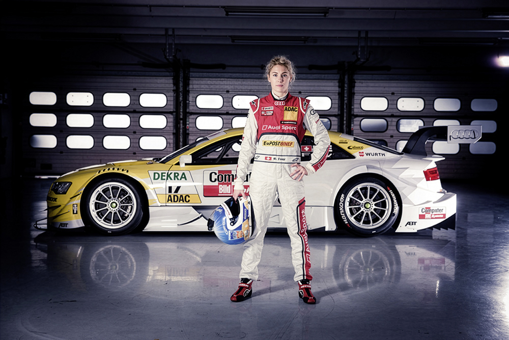 Von 2011 bis 2012 fuhr Frey in der DTM zunächst im Audi A4 für Phoenix Racing und danach mit einem Audi A5 für Abt.