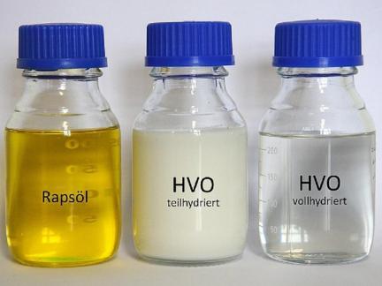 Des huiles végétales hydrogénées (HVO) peuvent être ajoutées aux carburants conventionnels ou même les remplacer totalement