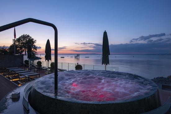 Abendstimmung im Bad Horn am Bodensee