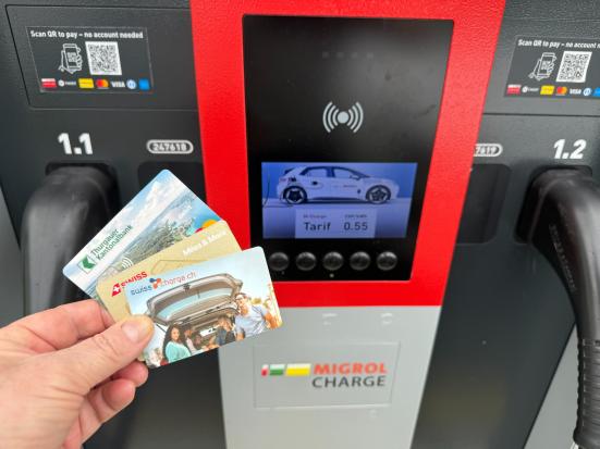 Bezahlen an der Ladesäule