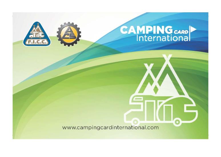 ACS Camping Card- Automobile Club of Switzerland ACS