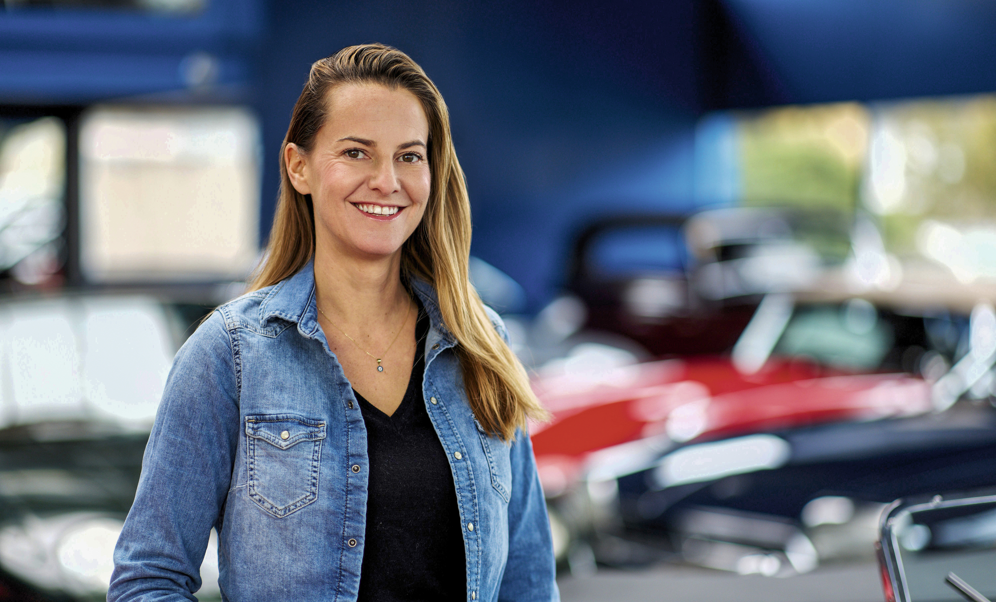 Katrin Rau è cresciuta con le auto d'epoca.