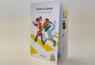 Livret d\'apprentissage "La traversée en toute sécurité avec Eddie et Léonie", 6 à 8 ans (à la pièce)