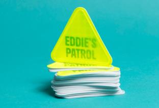 Adesivo riflettente «EDDIE\'S PATROL» (Set)