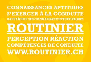 Brochure pour "Routinier"