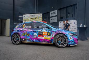 Yoan Loeffler présente sa nouvelle voiture pour le Rallye du Chablais 2024
