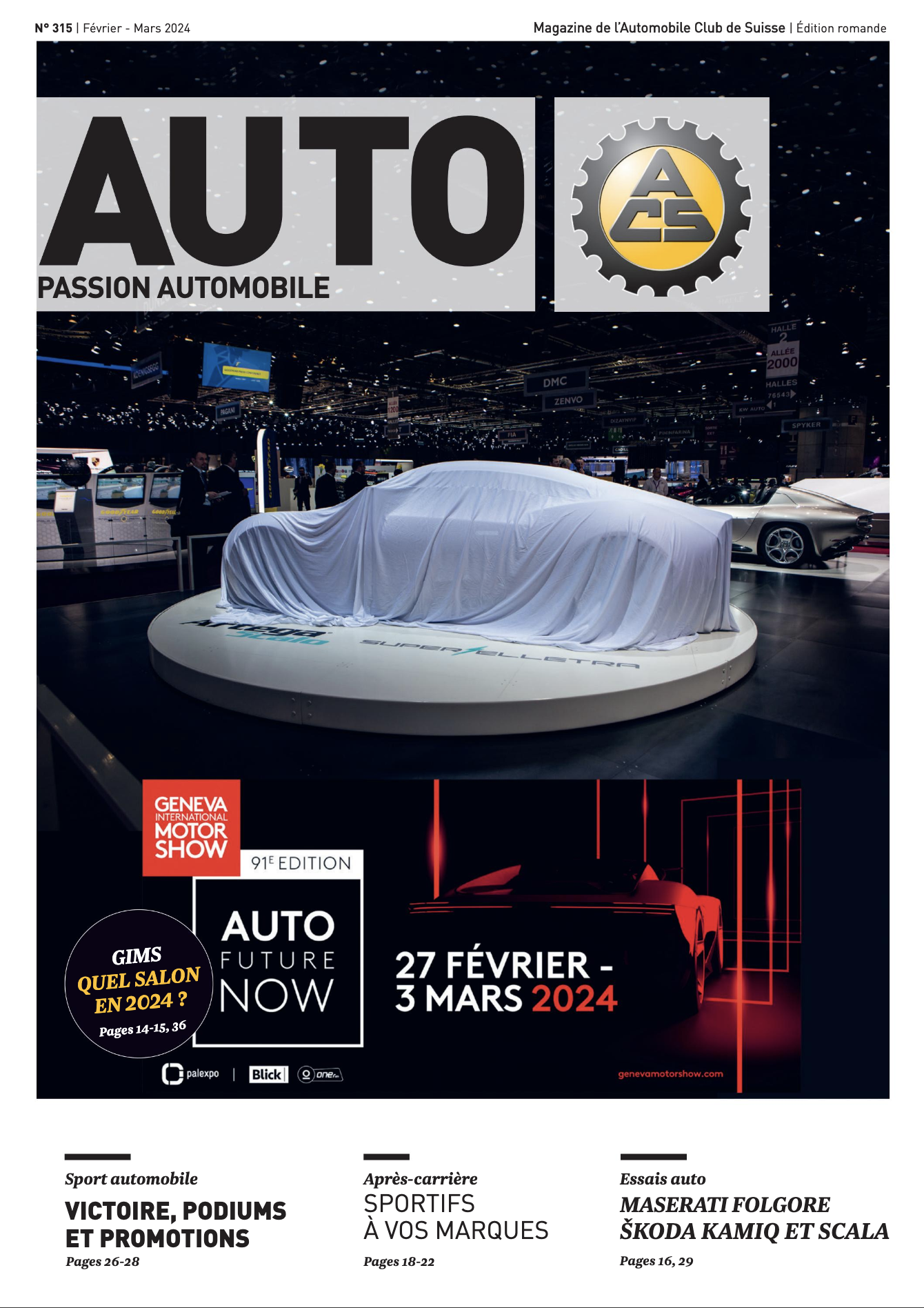 Magazine Auto ACS février 2024 – Automobile Club de Suisse ACS