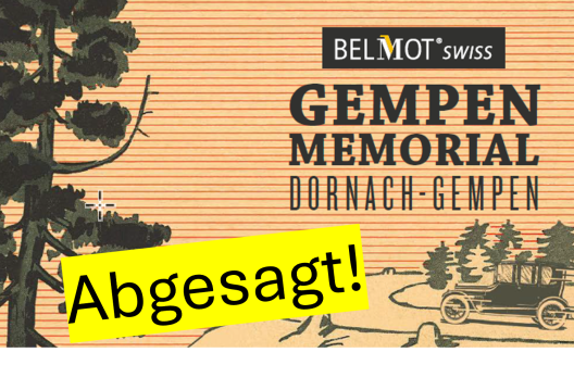 Absage Gempen Memorial 2026 vom Samstag, 12. September 2026