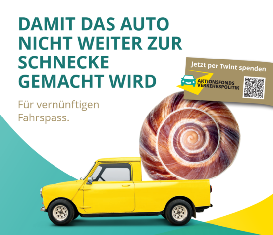 Damit das Auto nicht weiter zur Schnecke gemacht wird