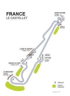 Streckenplan von Frankreich, Le Castellet