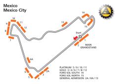 Streckenplan von Mexiko, Mexico City