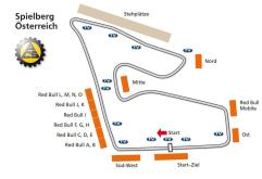 Streckenplan von Österreich, Spielberg