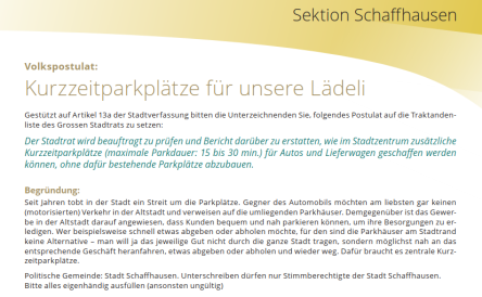 volkspostulat