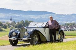Bugatti Type 57 Stelvio mit Besitzer, Weber