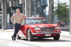 Peugot 404 Pinienfarina Coupé 1966 mit Besitzer, Keller