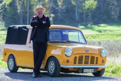 Fritz Weber aus Ossingen mit seinem Citroën DS21 Décapotable