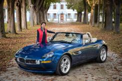 Markus Andres aus Affoltern am Albis mit seinem Mercedes Benz 290 Cabriolet