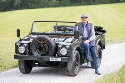 Werner O. Weber, Zollikon mit seinem Porsche 597 «Jagdwagen»