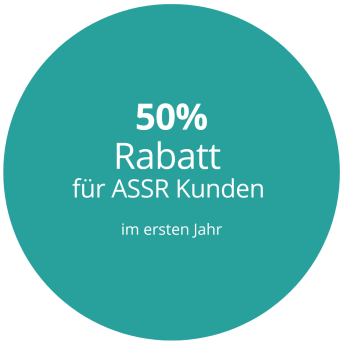 50% Rabatt für ASSR Kunden