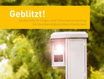 Geblitzt Broschüre