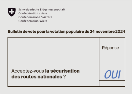 Il faut absolument voter. Chaque OUI compte !