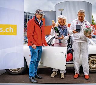 Aenny Vonvow siegte bei den Female Drivern mit einem Alfa Romeo Giulietta Sprint Zagato