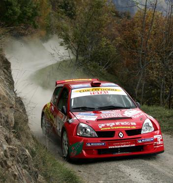 Ivan Ballinari bei der Rallye International du Valais Bild: @ARC