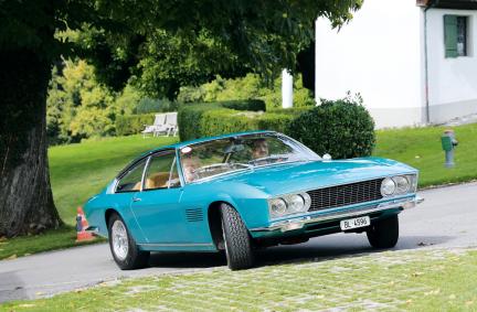 Auf dem Dietschiberg beim Golfclub Luzern: Erfolgreicher Monteverdi 375 High Speed, 1978
