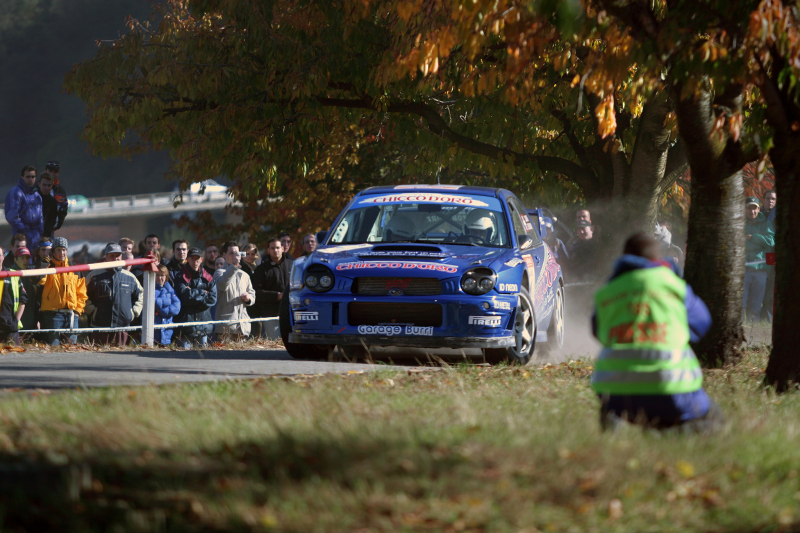 Olivier Burri bei der Rallye International du Valais Bild: @ARC