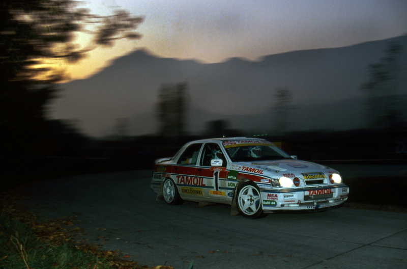Olivier Burri bei der Rallye International du Valais Bild: @ARC