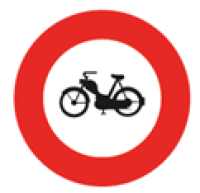 Neu gilt das «Fahrverbot für Motorfahrräder» auch für schwere Elektro-Motorfahrräder.