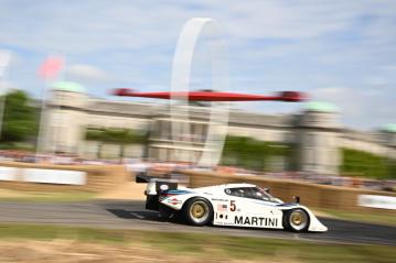 Hillclimb action at the 2024 Festival of Speed. Ph. by PA Media
