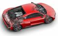 Im Audi R8 ist der Zehnzylindermotor zwischen Hinterachse und Fahrer installiert – für eine optimale Fahrdynamik.