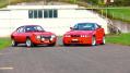 Links: Lancia Fulvia Sport 1600 Zagato, rechts: Alfa Romeo S.Z.