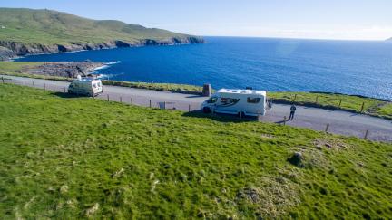 In due in una piazzola per il pernottamento